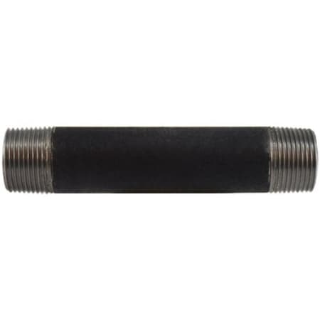 1 X 8 SCH 80 SMLS BLACK NIPPLE